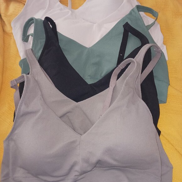 (6) XXL Jockey Seamfree Plunge Bralettes (set of 6) - Picture 1 of 8